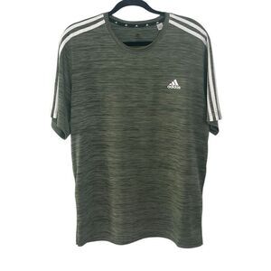 Adidas Primegreen Aeroready Men’s XL Green Short Sleeved Shirt Workout Running